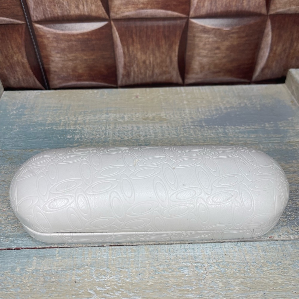 Oakley White Embossed Glasses Case
